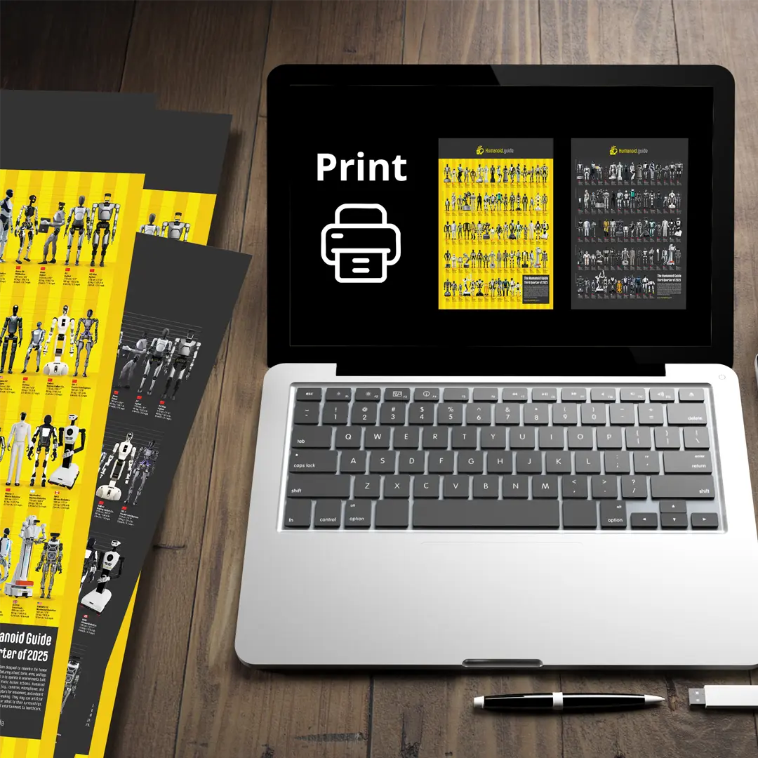 Digital humanoid poster Humanoid guide